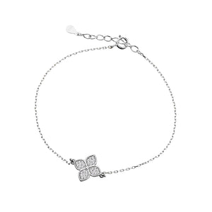 Flower Cz Bracelet