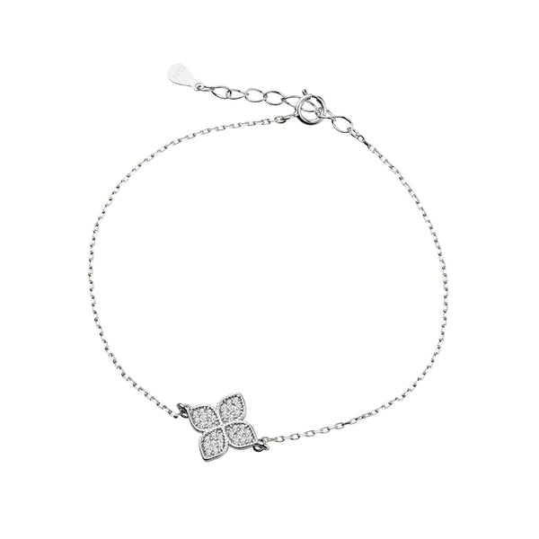 Flower Cz Bracelet