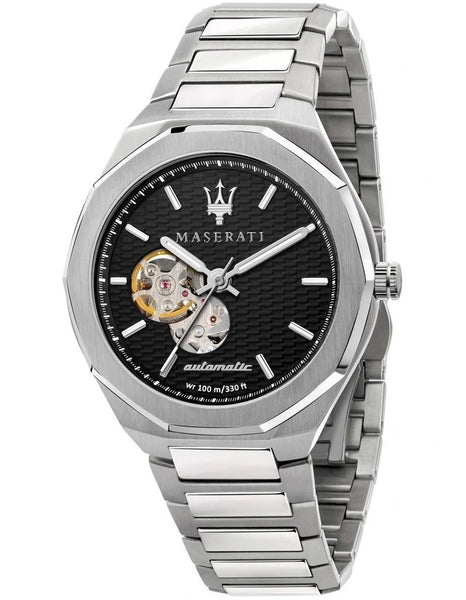 Maserati Stile Silver Automatic Watch