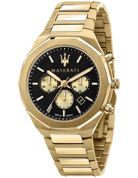 Maserati Stile Gold Chrono Watch
