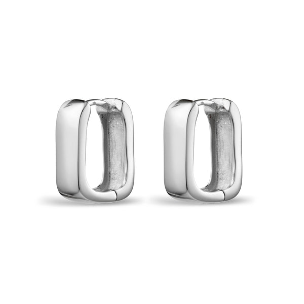 Squared Huggie Earrings