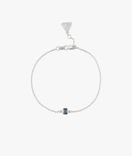 Load image into Gallery viewer, Emerald Cut London Blue Topaz Bracelet

