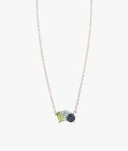 Load image into Gallery viewer, Gemstone Tripple Cluster Necklace
