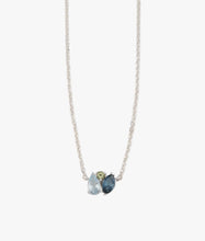 Load image into Gallery viewer, Gemstone Tripple Cluster Necklace II
