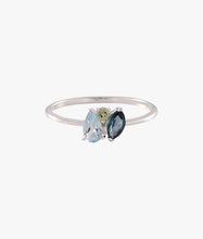 Load image into Gallery viewer, Gemstone Tripple Cluster Ring II
