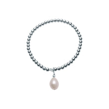 Load image into Gallery viewer, Stretchy Bracelet With Freshwater Pearl.
