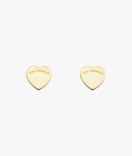 VonTreskow 10mm Heart Stud Earrings
