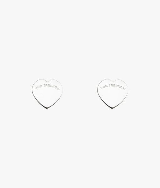 Von Treskow 8mm Heart Stud Earrings.