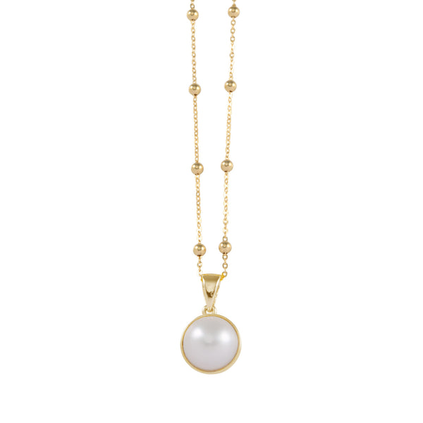 Rosario Necklace With Pearl