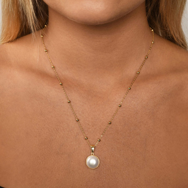 Rosario Necklace With Pearl