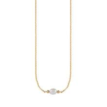 Load image into Gallery viewer, Belcher Necklace with Oval Pearl
