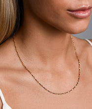 Load image into Gallery viewer, Gold Filled Bar Chain Necklace
