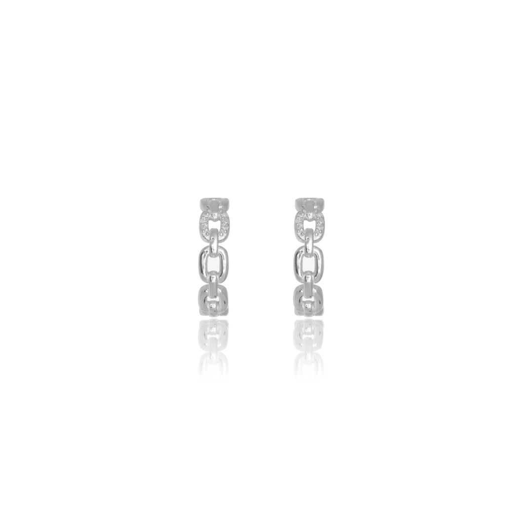 Georgini Diamond Links Earrings
