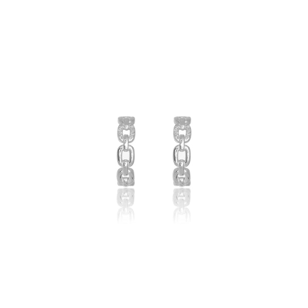Georgini Diamond Links Earrings