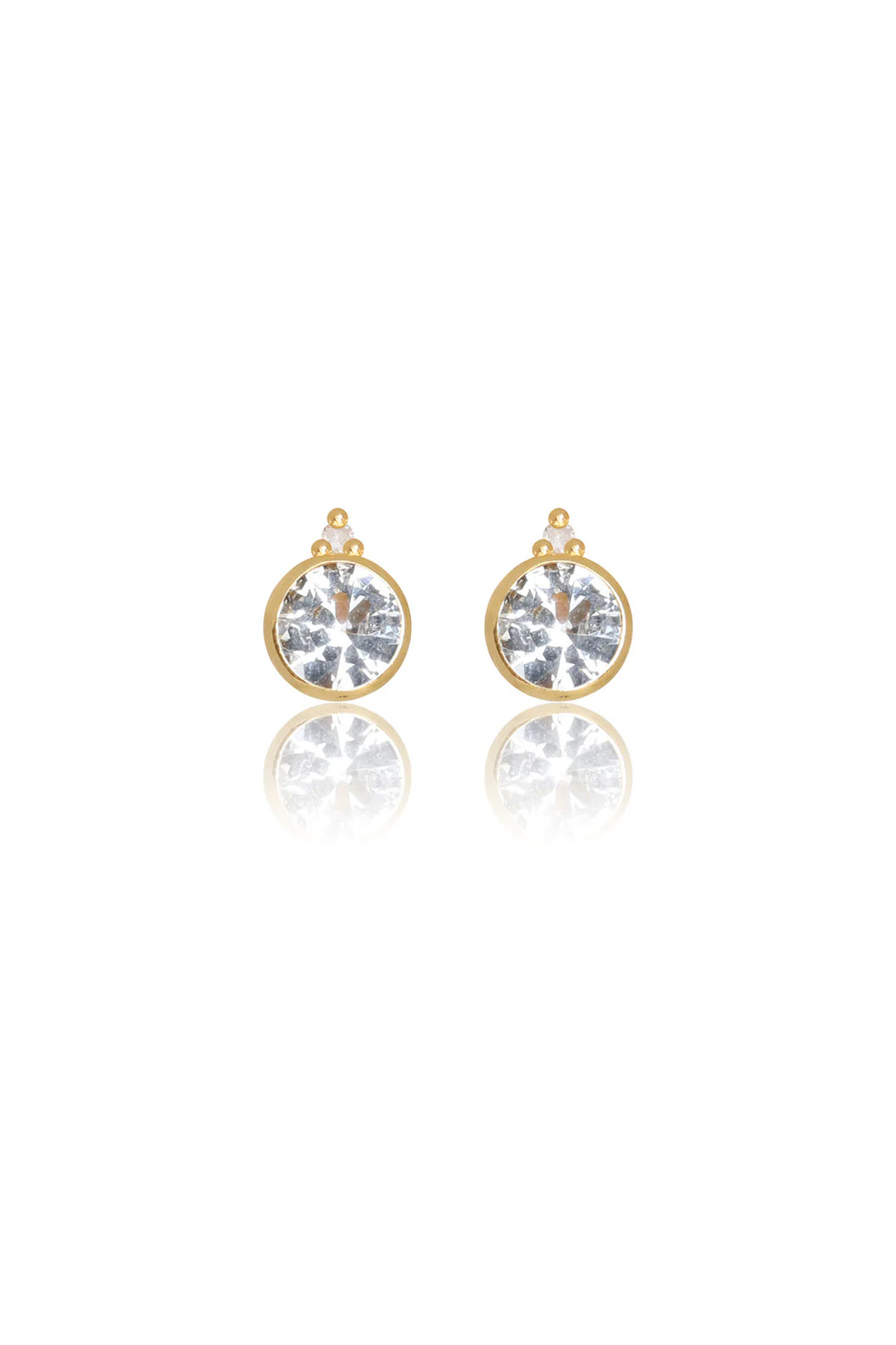 Georgini Diamond & Topaz Earrings