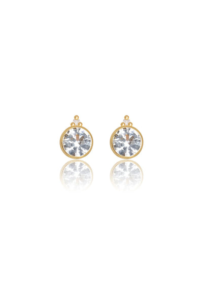 Georgini Diamond & Topaz Earrings