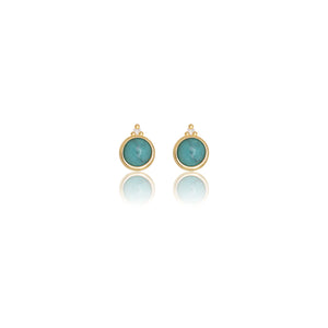 Georgini Diamond & Turquoise Earrings