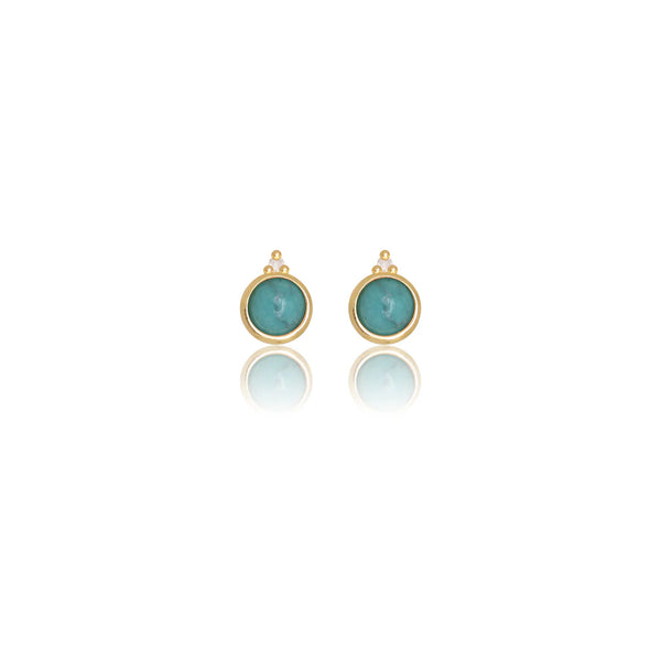 Georgini Diamond & Turquoise Earrings