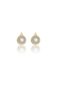 Georgini Diamond & Fresh Water Pearl Earrings