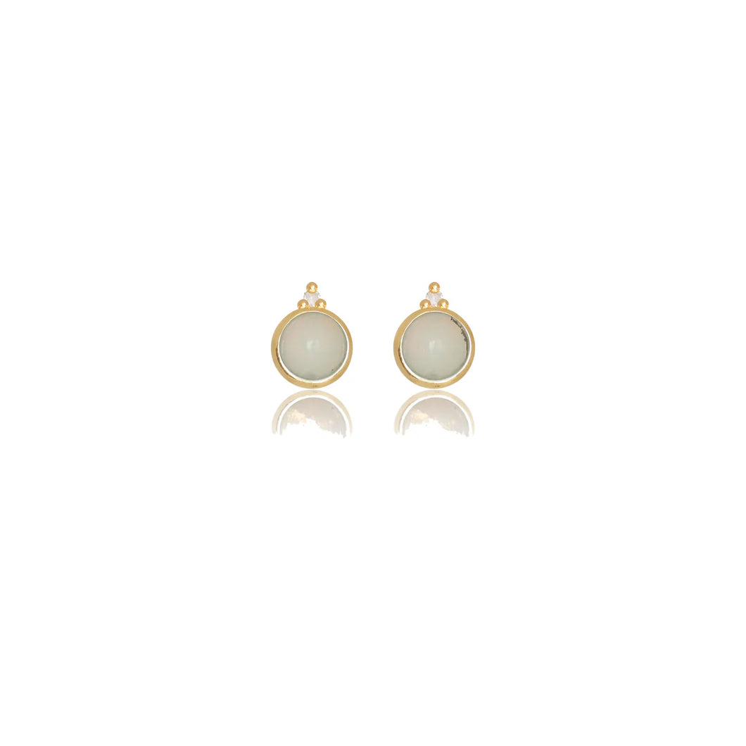 Georgini Diamond & Opal Earrings