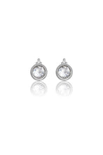 Load image into Gallery viewer, Georgini Diamond &amp; Topaz Earrings

