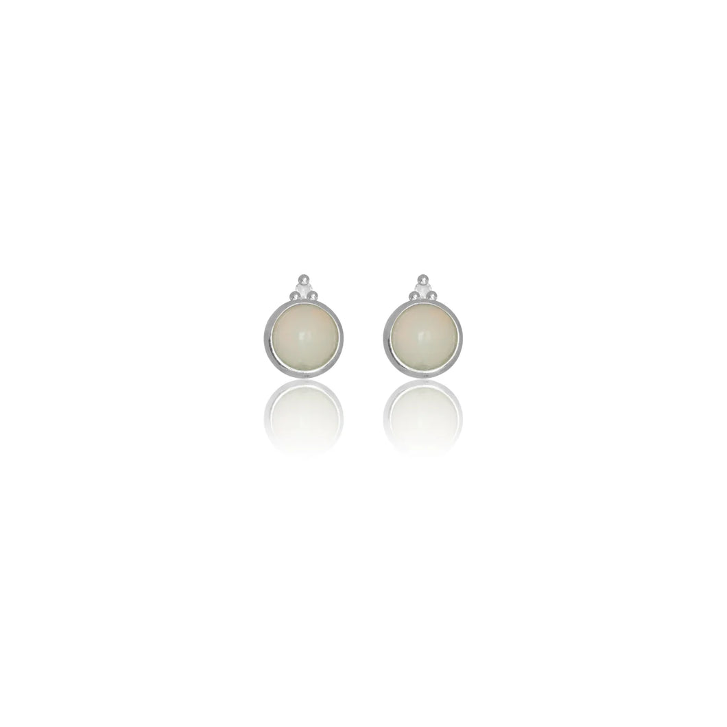 Georgini Diamond & Opal Earrings