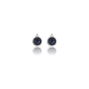Georgini Diamond & Sapphire Earrings