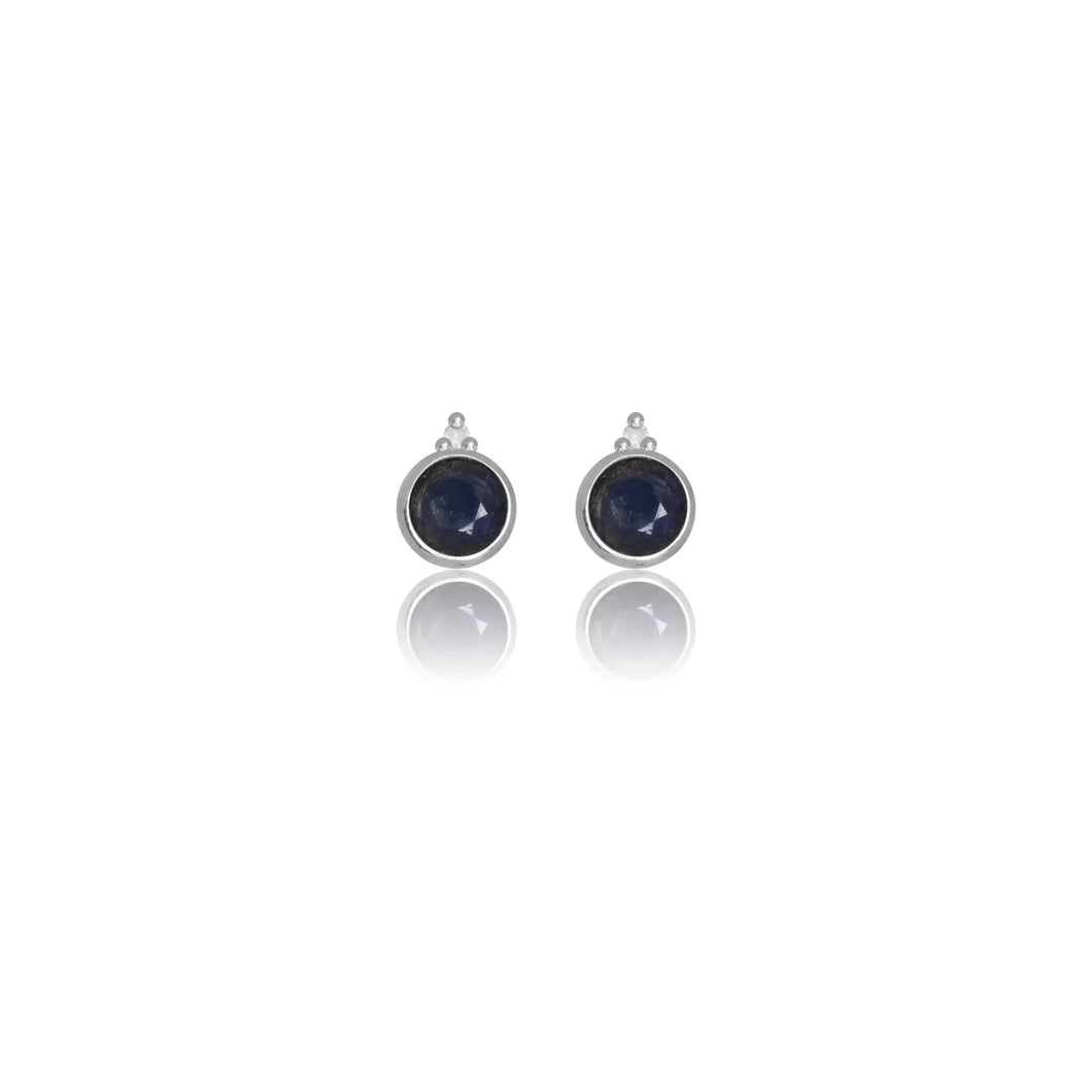 Georgini Diamond & Sapphire Earrings