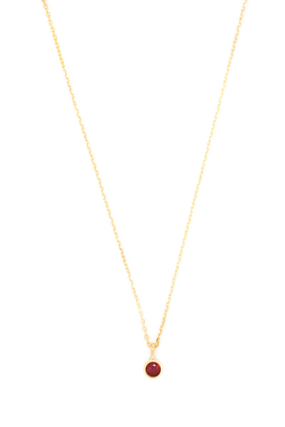 Georgini Diamond & Ruby Necklace