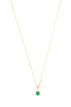 Load image into Gallery viewer, Georgini Diamond &amp; Green Agate Necklace
