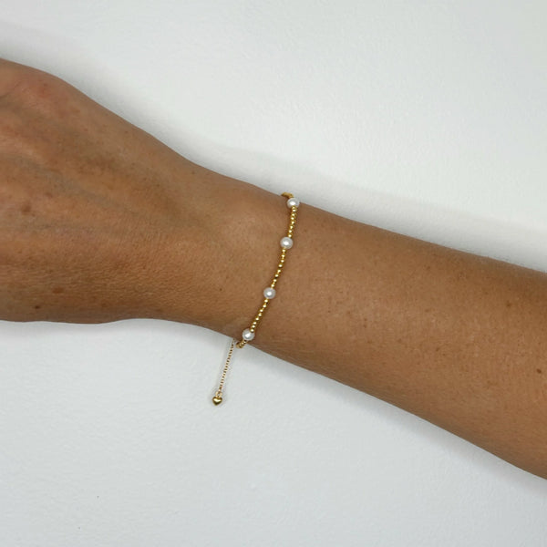 Goldie Pearl Bracelet
