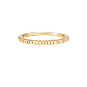 Gold Georgini Cz Anne Band Ring