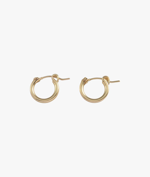 Gold Filled 15mm Hoop Earrings