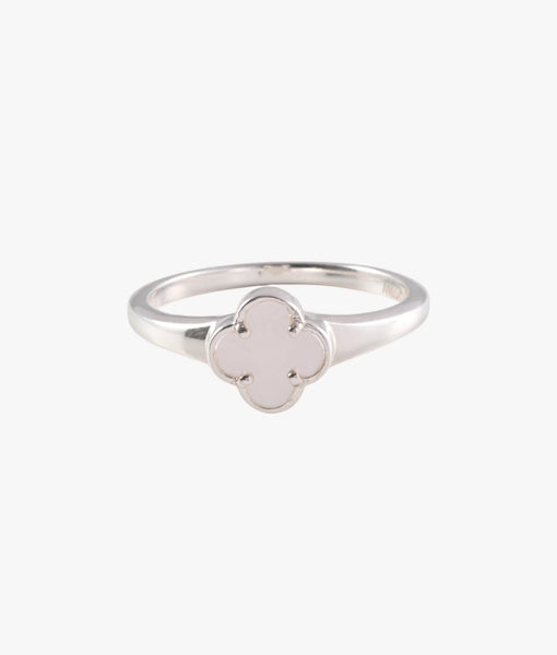 Mother Of Pearl Clover Ring