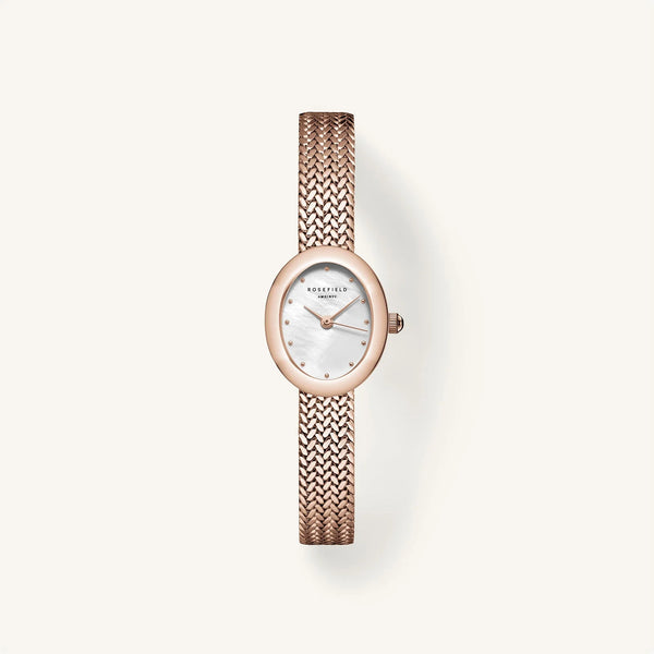 Mini Oval Rose Gold Watch