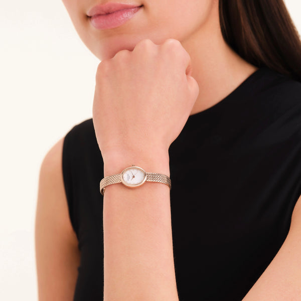 Mini Oval Rose Gold Watch