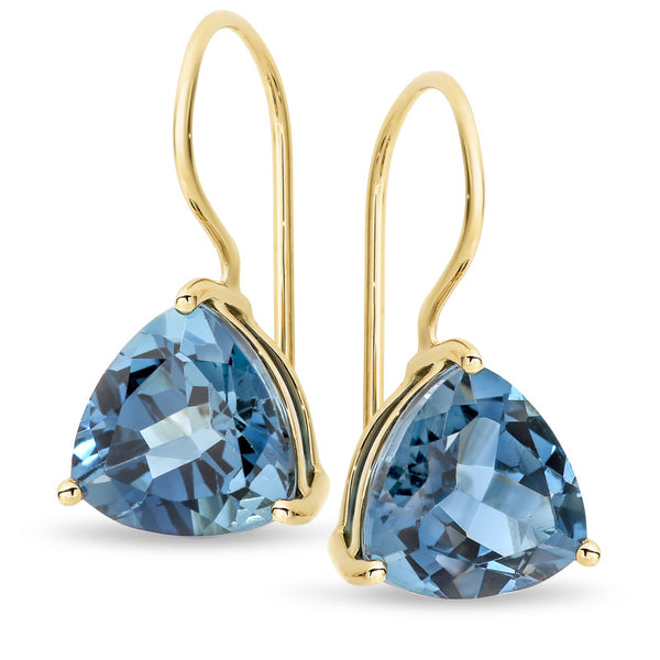 London Blue Topaz Drop Earrings