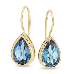 London Blue Topaz Drop Earrings