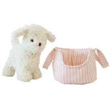 Load image into Gallery viewer, Marshmallow Puppy in Carrier
