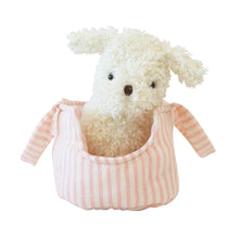 Load image into Gallery viewer, Marshmallow Puppy in Carrier
