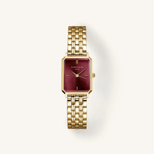 Load image into Gallery viewer, Octagon XS Burgundy Watch
