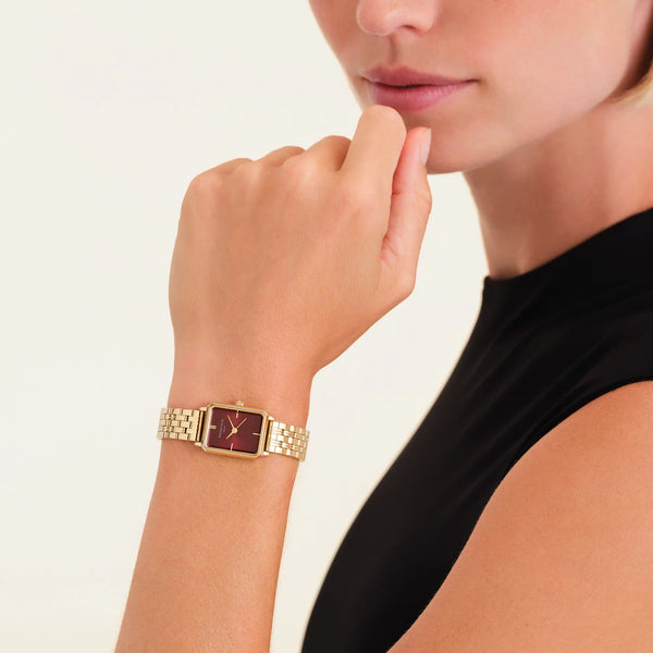 Octagon XS Burgundy Watch