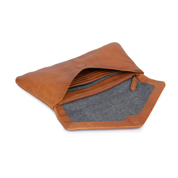 Tan Riley Clutch