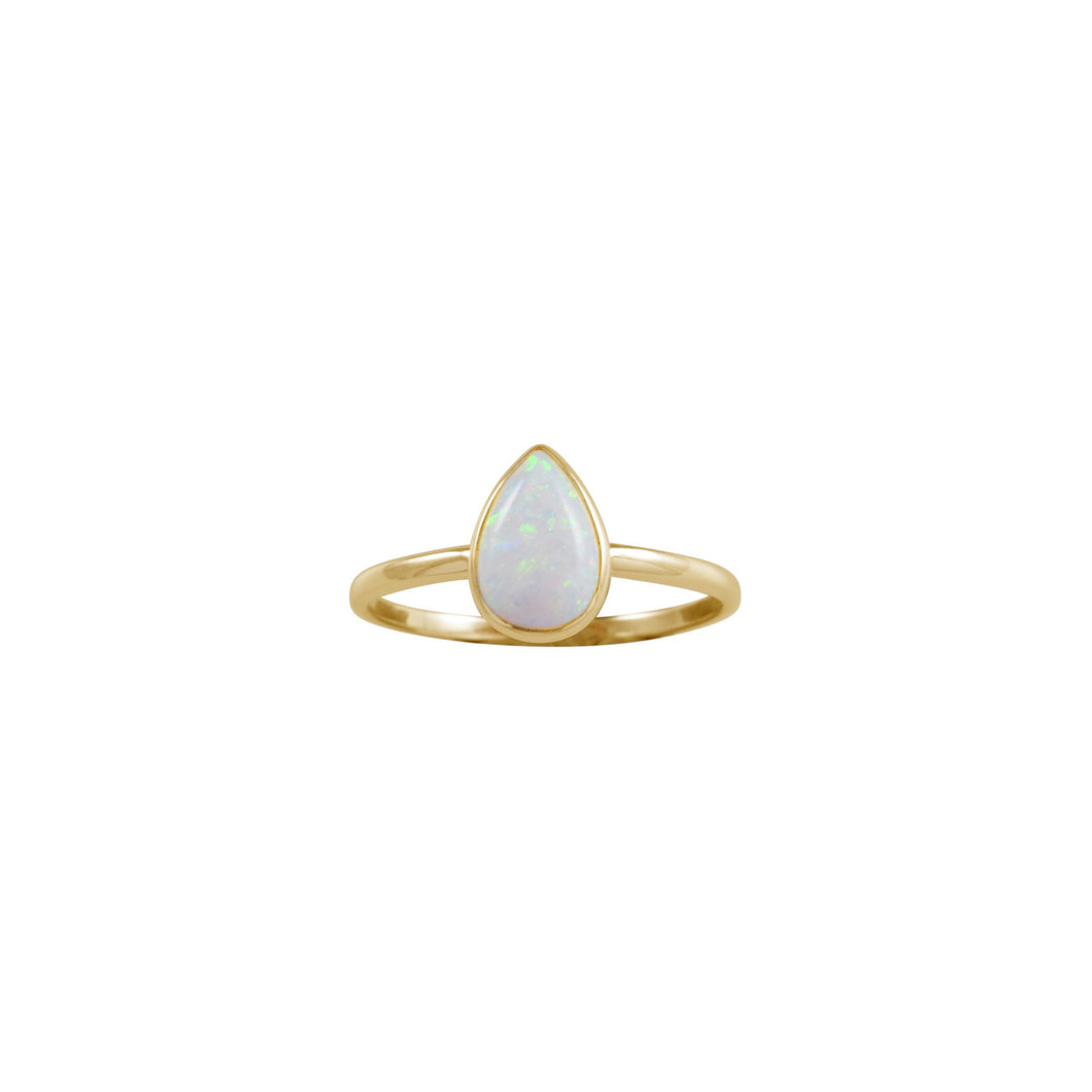 Pear Opal Ring