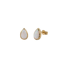 Load image into Gallery viewer, Pear Shaped Czelline Opal Stud
