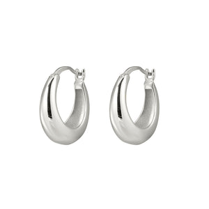 Tapered Hoop Earring