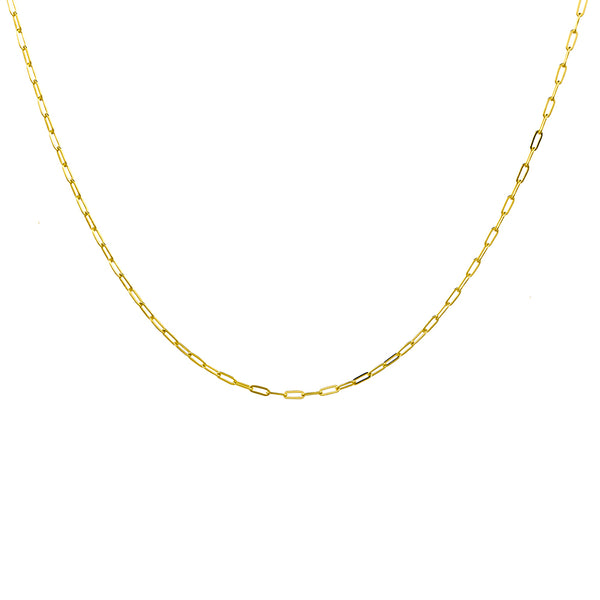 Gold Petite Paperclip Necklace