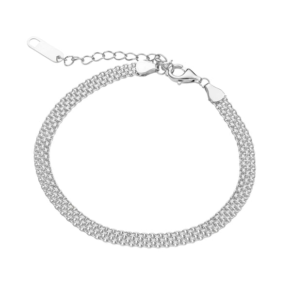 Flat Mesh Link Bracelet