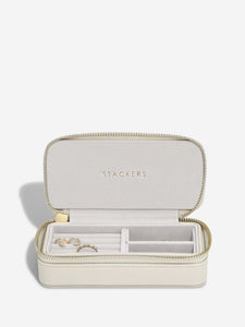 Oatmeal & Linen Medium Travel Jewellery Box