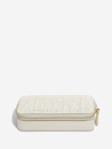 Oatmeal & Linen Medium Travel Jewellery Box